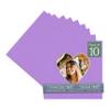 CountryArtHouse Light Purple Acid Free 7x7 Heart Picture Frame Mat with White Core Bevel Cut for 4x5 Pictures - Fits 7x7 Frame view 1
