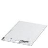 0828795, Plastic Label, unlabeled, White, Adhesive, Field 20 x 9 mm, 75 per Sheet, US-EMLP (20X9) view 1