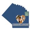 CountryArtHouse Bottle Blue Acid Free 7x7 Heart Picture Frame Mat with White Core Bevel Cut for 4x5 Pictures - Fits 7x7 Frame view 1