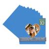 CountryArtHouse Bay Blue Acid Free 7x7 Heart Picture Frame Mat with White Core Bevel Cut for 4x5 Pictures - Fits 7x7 Frame view 1