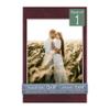 CountryArtHouse Berry Suede Acid Free 12x18 Picture Frame Mats with White Core Bevel Cut for 11x14 Pictures - Fits 12x18 Frame - One Mat view 1
