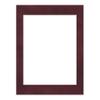 CountryArtHouse Berry Suede Acid Free 12x18 Picture Frame Mats with White Core Bevel Cut for 11x14 Pictures - Fits 12x18 Frame - One Mat view 3