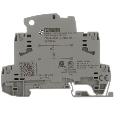 2906834, Surge Protector, DIN Rail, 24VDC, TTC-6-TVSD-D-24DC-UT-I
