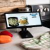Autocel Foldable Tablet Holder - Fully Adjustable Height and Angle - Tablet Stand for Desk - Stand for Ipad - Dual Bars for Greater Stability - Kindle & E-Reader Holders (Black) view 3