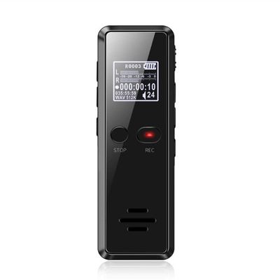 SMSOM Digital Voice Recorder,Voice Activated Recorder with Playback-Small Digital Voice Recorder for Lectures Meetings,USB Rechargeable,Black (Size : 32GB)