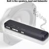SMSOM Digital Voice Recorder for Lectures Meetings -Portable Recording Devices with Playback,USB Rechargeable,Silver (Size : 4GB) view 2