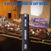SMSOM Digital Voice Recorder for Lectures Meetings -Portable Recording Devices with Playback,USB Rechargeable,Silver (Size : 4GB) view 4