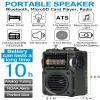 Shortwave Radio, HanRongDa Bluetooth Speaker Support MicroSD, FM MW WB SW Receiver with NOAA Alerts and Sleep Timer, Rechargeable Retro Analog Radios with Backlit and ATS Preset for Camping HRD700 view 2