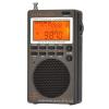 HRD-747 SSB Shortwave Radio FM MW SW CB AIR VHF UHF UBD WX Wide Frequence Receiver with NOAA Alert and Sleep Timer, HanRongDa FM Stereo Rechargeable Digital Radios with Clock and 9.7ft Wire Antenna view 1