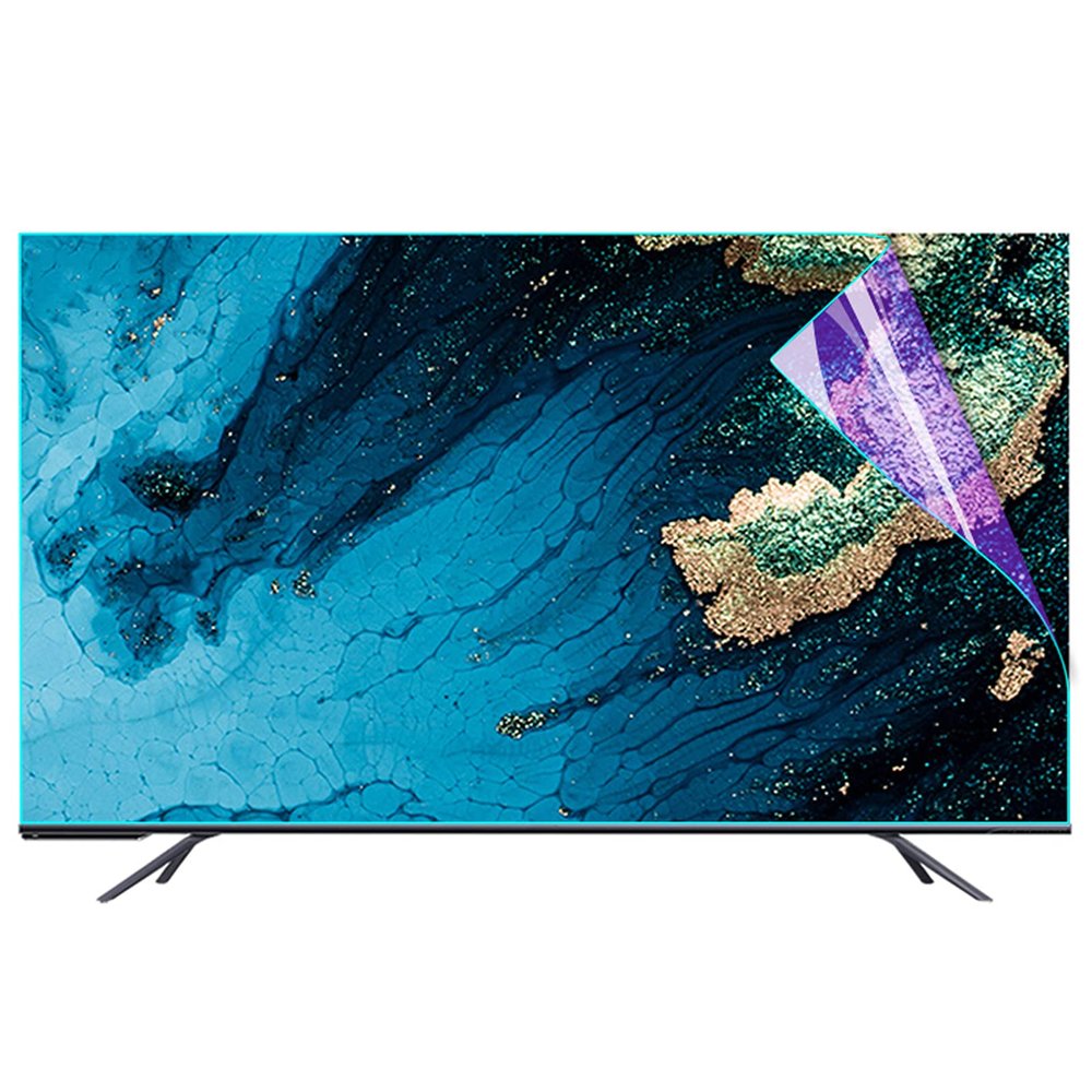 JCSKY 32-75 Inch Matte Anti-Glare TV Screen Protector, Anti Blue Light/Dustproof Filter Film, LCD LED Display Screen Protective Film Relieve Eye Fatigue Anti Scratch No Fingerprints,37"(819460mm)