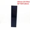 365nm ZWB2 150 50 2mm UG1 U-360 UV Pass Filter Transilluminator Ultraviolet Black Glass view 2