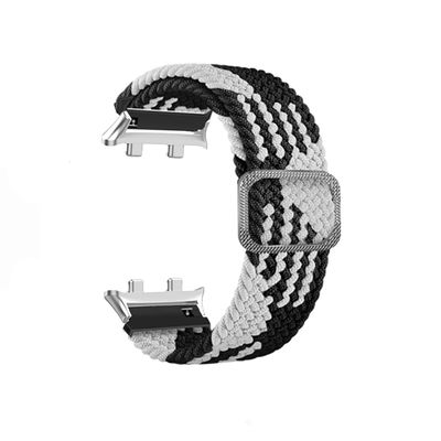 TryBest Watch Band for Oppo Watch 2 42mm, Soft Woven Sport Wristband Adjustable Breathable Watch Strap 5.5-8.1 inch for Women Men Compatible for Oppo Watch 2 42mm