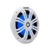 KICKER 49KM604WL KM 6.5" 4 Blue LED Marine Coaxial Speakers - Pair view 3