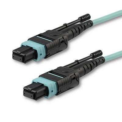 1M MPO/MTP Fiber Optic Cable OM3 40GB Push/Pull TAB