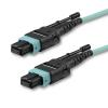 1M MPO/MTP Fiber Optic Cable OM3 40GB Push/Pull TAB view 1