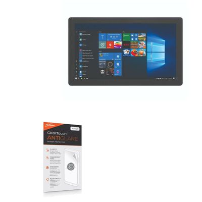 BoxWave Screen Protector Compatible with Chipsee PIM-185-C - ClearTouch Anti-Glare (2-Pack), Anti-Fingerprint Matte Film Skin