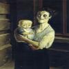 Otto Dix : Mother with Child : 1921 : Archival Quality Art Print view 1