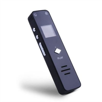 SMSOM 8GB Digital Voice Recorder,Portable Voice Activated Recorder,Small Tape Recorder for Lectures,Meetings,Interviews,Mini Audio Recorder USB Charge,Black
