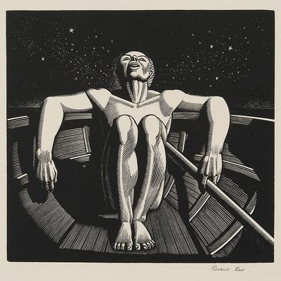 Rockwell Kent : Drifter : 1933 : Archival Quality Art Print