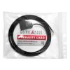 6 Feet Phone Extension Cord for Landline Telephones  High End Quality RJ11 Phone Cable  Pure Copper  50 Micron Gold Contacts  Strong Thick Outer Jacket (Black, 6 FT) view 3