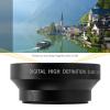 62mm Wide Angle Lens, Universal Wide Angle Lens Compatible with 62mm Filter Aperture Lens Alloy and Optical Glass Lens with Storage Bag Applicable for 82mm/3.2in Filter view 3