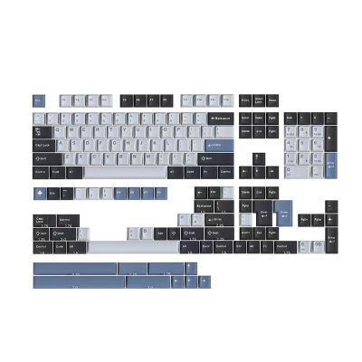 163 Keys Double Shot Keycaps Cherry Profile Arctic Keycaps Set Compatible with 61/64/87/104/108 Cherry Mx Switches Mechanical Keyboard