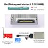 Cablecc PCI-E 3.0 Express 4.0 x4 to Oculink External SFF-8612 SFF-8611 Host Adapter for PCIe SSD with Bracket view 4