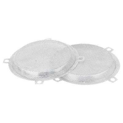YDLMT Chrome Motorcycle Front Mesh Speaker Grills Cover for Harley Touring Electra Street Tri Glide Ultra Limited 1996-2013