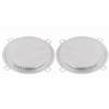 YDLMT Chrome Motorcycle Front Mesh Speaker Grills Cover for Harley Touring Electra Street Tri Glide Ultra Limited 1996-2013 view 2
