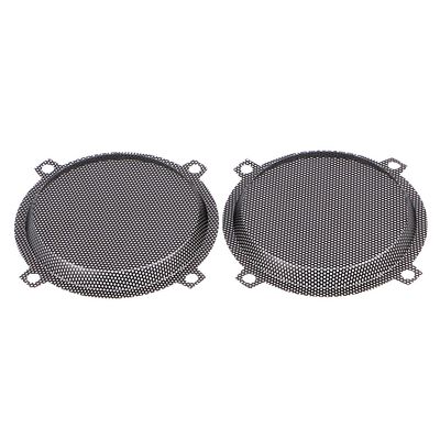 YDLMT 1 Pair Black Front Mesh Speaker Grills Cover for Harley Touring Electra Street Tri Glide Ultra Limited 1996-2013