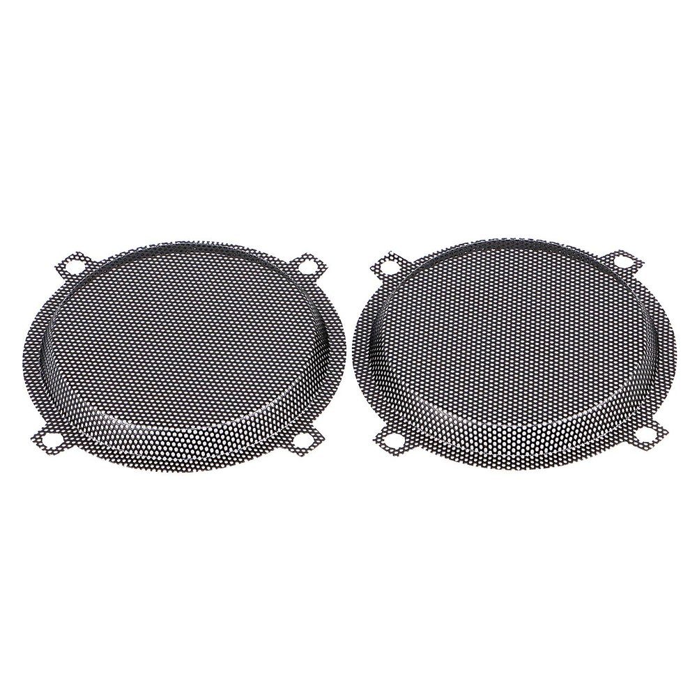 YDLMT 1 Pair Black Front Mesh Speaker Grills Cover for Harley Touring Electra Street Tri Glide Ultra Limited 1996-2013