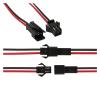 JIANGXIAO Xiaojiang Store 5Pairs JST SM 2P 3P 4P 5Pin 6 Pin Male to Female Jack Socket Wire Cable Pigtail Connector Length 10cm 15cm 20cm (Color : 15cm, Pins : 2Pin) view 3