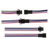 JIANGXIAO Xiaojiang Store 5Pairs JST SM 2P 3P 4P 5Pin 6 Pin Male to Female Jack Socket Wire Cable Pigtail Connector Length 10cm 15cm 20cm (Color : 15cm, Pins : 2Pin) view 4
