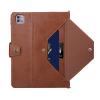 2021 iPad Pro 12.9" Handbag Case, MVRYCE PU Leather Protective Cover Multi-Function Folio Stand Cover with Card Slots/Pen Holder Compatible with 2018/2020/2021 iPad Pro 12.9 inch, Brown view 2