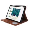 2021 iPad Pro 12.9" Handbag Case, MVRYCE PU Leather Protective Cover Multi-Function Folio Stand Cover with Card Slots/Pen Holder Compatible with 2018/2020/2021 iPad Pro 12.9 inch, Brown view 3