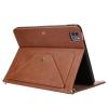 2021 iPad Pro 12.9" Handbag Case, MVRYCE PU Leather Protective Cover Multi-Function Folio Stand Cover with Card Slots/Pen Holder Compatible with 2018/2020/2021 iPad Pro 12.9 inch, Brown view 4