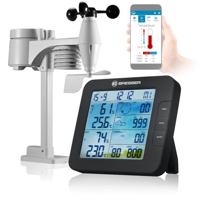 BRESSER Smart ClimateConnect Weather Tuya Black