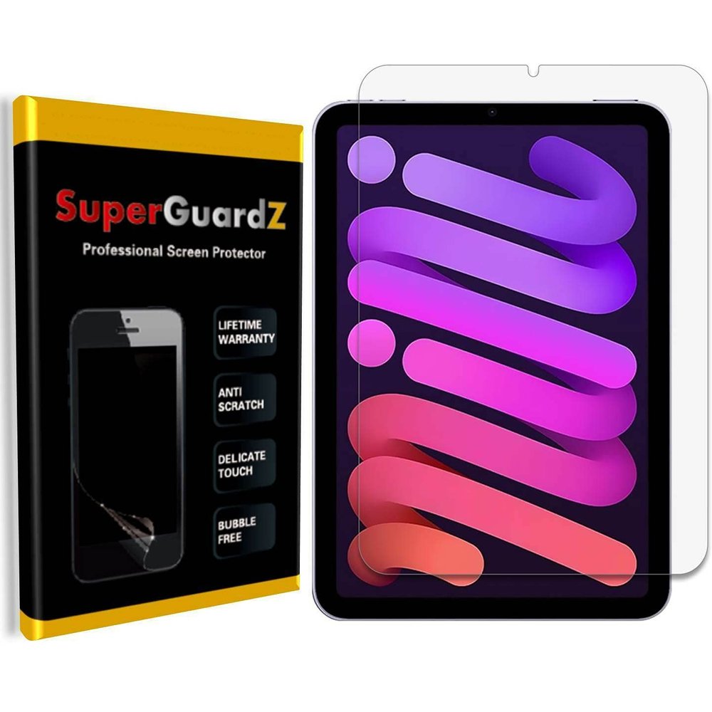 [3-Pack] For iPad Mini 7 (2024) / iPad Mini 6 (2021) Screen Protector - SuperGuardZ, Anti-Glare, Matte, Anti-Fingerprint, Anti-Bubble