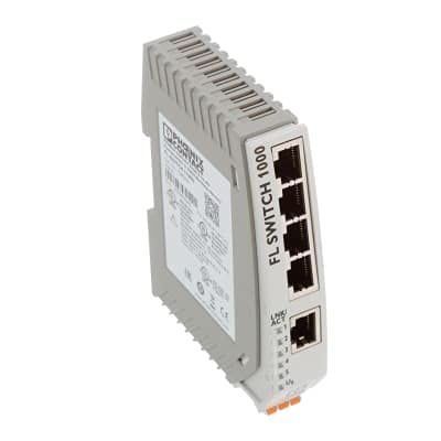 1085254, Industrial Gigabit Ethernet Switch, 5x10/100/1000 Mbps Ports, Unmanaged, FL Switch 1105N