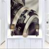 Big Art Small Price - Large Framed Wall Art - Old SLR Film Camera and Lens - Modern Black & White Photography (78" L x 66" H) view 1