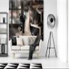 Big Art Small Price - Large Framed Wall Art - Old SLR Film Camera and Lens - Modern Black & White Photography (78" L x 66" H) view 2