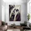 Big Art Small Price - Large Framed Wall Art - Old SLR Film Camera and Lens - Modern Black & White Photography (78" L x 66" H) view 3