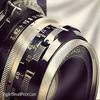 Big Art Small Price - Large Framed Wall Art - Old SLR Film Camera and Lens - Modern Black & White Photography (78" L x 66" H) view 4