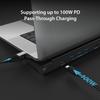 j5create USB-C Dual HDMI Docking Station (10-in-1), 4K + 1080p Dual HDMI Display, 5Gbps USB-A x3, SD Card Reader, PD 100W, RJ45 Ethernet, Combo Audio Jack, for MacBook and Windows Laptop (JCD542) view 2