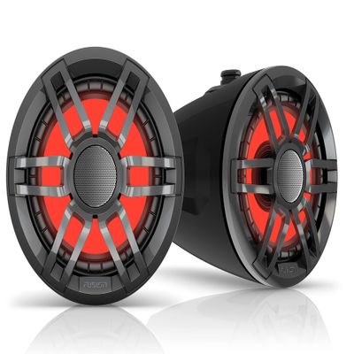 Garmin Fusion XS Series Marine Wake Tower Speakers, 6.5" 200-Watt Sports Black, A Brand