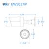 GW Security 5MP IP PoE Outdoor Indoor Security Camera (GW5037IP) view 3