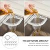 Uonlytech Simple Install Sink Strainer Kitchen Sink Plug Stopper Wide Design Strong Suction Easy to Use view 2