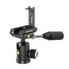 Vanguard VEO BP-120T Ball Head with Removeable Pan Handle and Quick Shoe with Built in Smartphone Connector view 4
