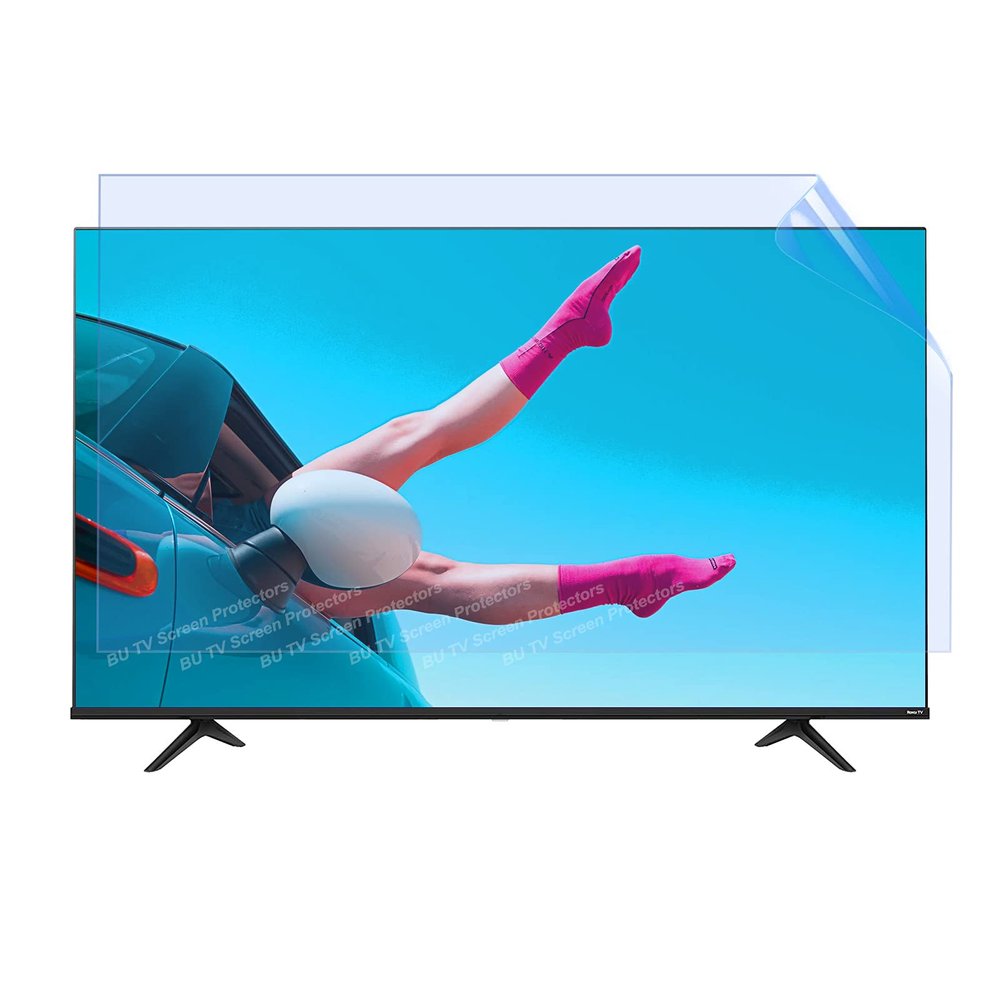 40"-75" Anti-Blue Light TV Screen Protector, Damage Protection Panel Glare Filter Film Blocking UV & Blue Light, for LCD, LED, OLED & QLED 4K HDTV Display,55" 1211 * 682