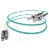 SpeedaLite 30M LC to ST Fiber Patch Cable OM3 Multimode Duplex 10Gig OFNR, 30 Meter view 1